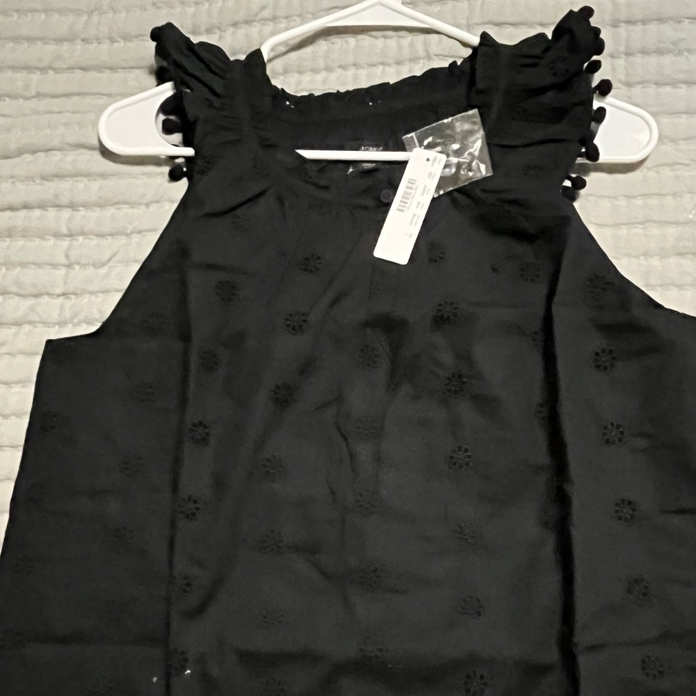 J.Crew Elegant Black Blouse